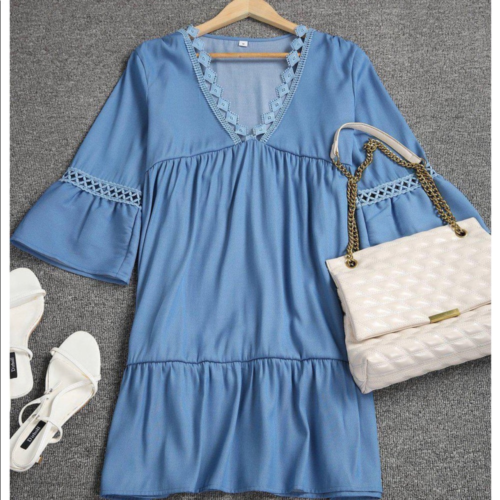 Go Wherever You Go Blue Dress